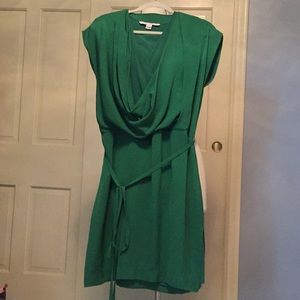 Diane von Furstenberg DVR Green silk dress
